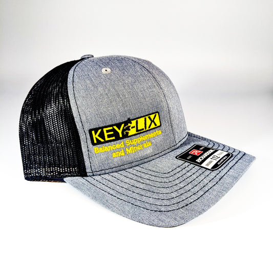 Key-Lix Trucker Hat - Heather Grey/Black